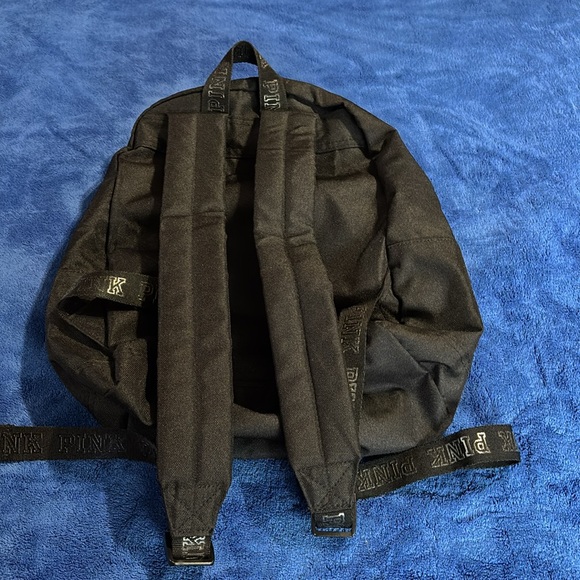 PINK/Victoria's Secret Small Black Backpack NWOT - Picture 4 of 4